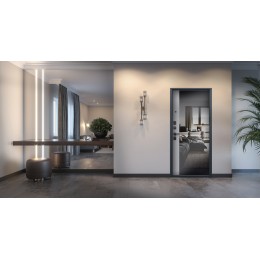 Стальная дверь «Барселона с зеркалом»