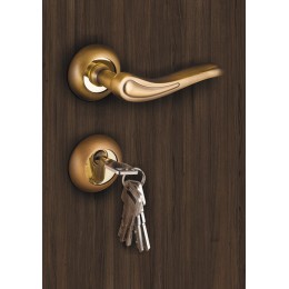 Ручка Fuaro (Фуаро) раздельная R.RM54.MELODY (MELODY RM) AB/GP-7 бронза/золото