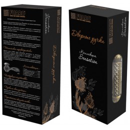 Ручка Fuaro (Фуаро) раздельная R.SM58.BAROCCO (BAROCCO SM) AB-7 матовая бронза