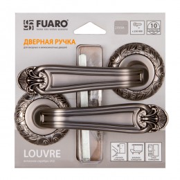 Ручка Fuaro (Фуаро) раздельная LOUVRE SM/HD AS-3 античное серебро