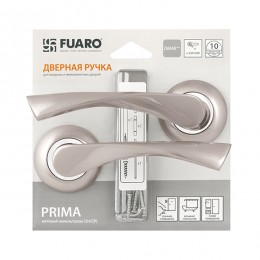 Ручка Fuaro (Фуаро) раздельная PRIMA RM/HD SN/CP-3 матовый никель/хром