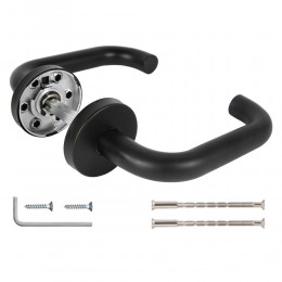 Ручка Fuaro (Фуаро) раздельная R.DSS201-0203/19 (DSS-0203/19) INOX 201 black