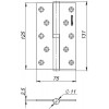 Петля Armadillo (Армадилло) съемная 613-5 125х75х2.5 PN Перламутровый никель прав. Box