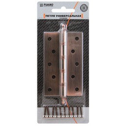 Петля Fuaro (Фуаро) универсальная IN5400UA-BL CP (4BB/A/BL 125x75x2,5) хром БЛИСТЕР