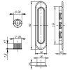 Ручка Armadillo (Армадилло) для раздвижных дверей SH.LD152.010 (SH010) GP-2 золото