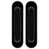 Защелка Punto (Пунто) с ручками для раздвижных дверей SH.SL152.KIT011-BK (Soft LINE SL-011) BL-24 черный