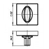 Ручка Armadillo (Армадилло) поворотная BK6.K.USQ52 (BK6/USQ) BB-17 коричневая бронза