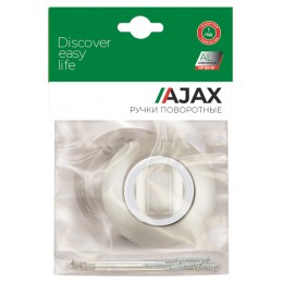Ручка Ajax (Аякс) поворотная BK6.R.JR54 (BK6 JR) SN/CP-3 матовый никель/хром