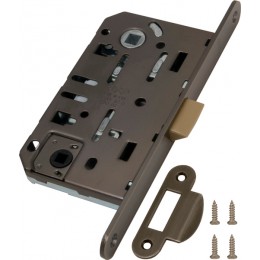 Защелка врезная WC (антич. бронза) MEDIANA EV. (инд.упак+B01000.13) B01102.50.12.567 AGB