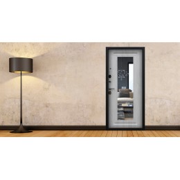 Стальная дверь «Гермес NEW» с зеркалом ELIT