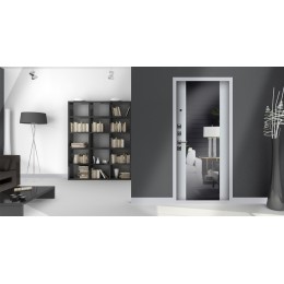 Стальная дверь «Лира с зеркалом»