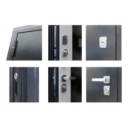 Стальная дверь «Спартак Б с зеркалом»