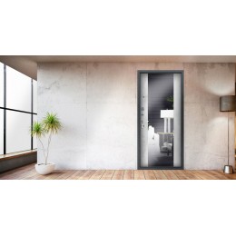 Стальная дверь «Спартак Б с зеркалом»